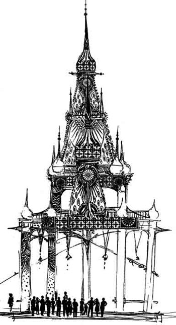 Temple of Honor, graphic and design by David Best