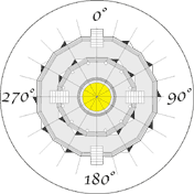 The plan view of the lighthouse, 2002 (Graphic by Rod Garrett)