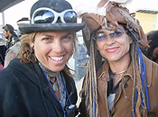 Helen and Marcia from Center Camp pose for a close-up.