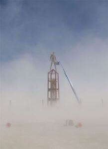 Building the man in the dust