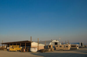 Clear skies above the workshop at the Ranch, pre-event 2008
