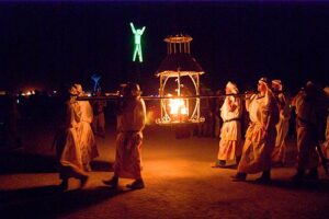 Lamplighter's Procession to the Man