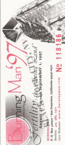 1997 event ticket