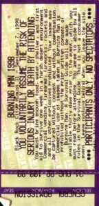 1998 event ticket