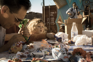 Sugar Skull Workshop with The Crane and the Crow band. (Photo: Jill Sanders)